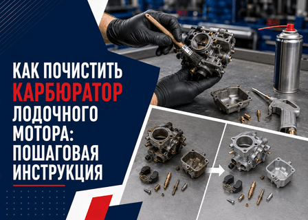 Как почистить карбюратор лодочного мотора: пошаговая инструкция